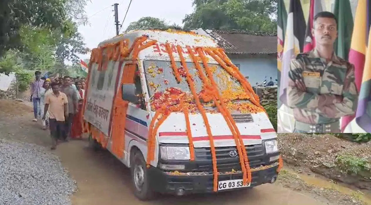 मणिपुर में शहीद हुआ बस्तर का लाल: तीन बेटियों के सिर से उठा पिता का साया…तिरंगे में लिपटा लौट आया रंजीत कश्यप