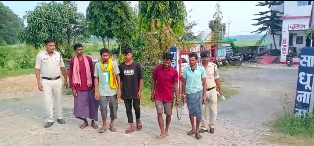 भैंस चराने के विवाद में युवक पर जानलेवा हमला, 5 आरोपी गिरफ्तार