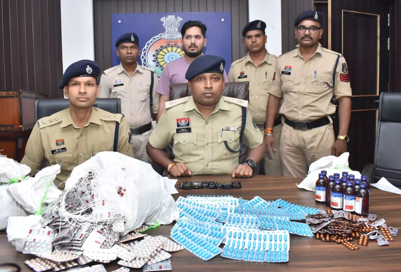 दुर्ग में नशे का बड़ा नेटवर्क ध्वस्त! 30 तस्कर गिरफ्तार, करोड़ों की खेप जब्त