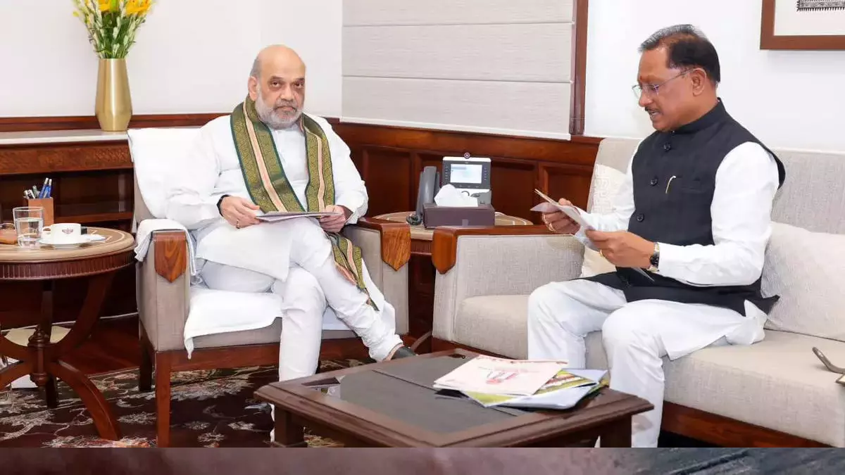 CM विष्णुदेव साय ने केंद्रीय गृह मंत्री अमित शाह को जन्मदिन की बधाई दी