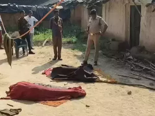 रायगढ़ में दिवाली पर डबल मर्डर: पति-पत्नी की खून से सनी लाश आंगन में मिली, गांव में मातम छाया