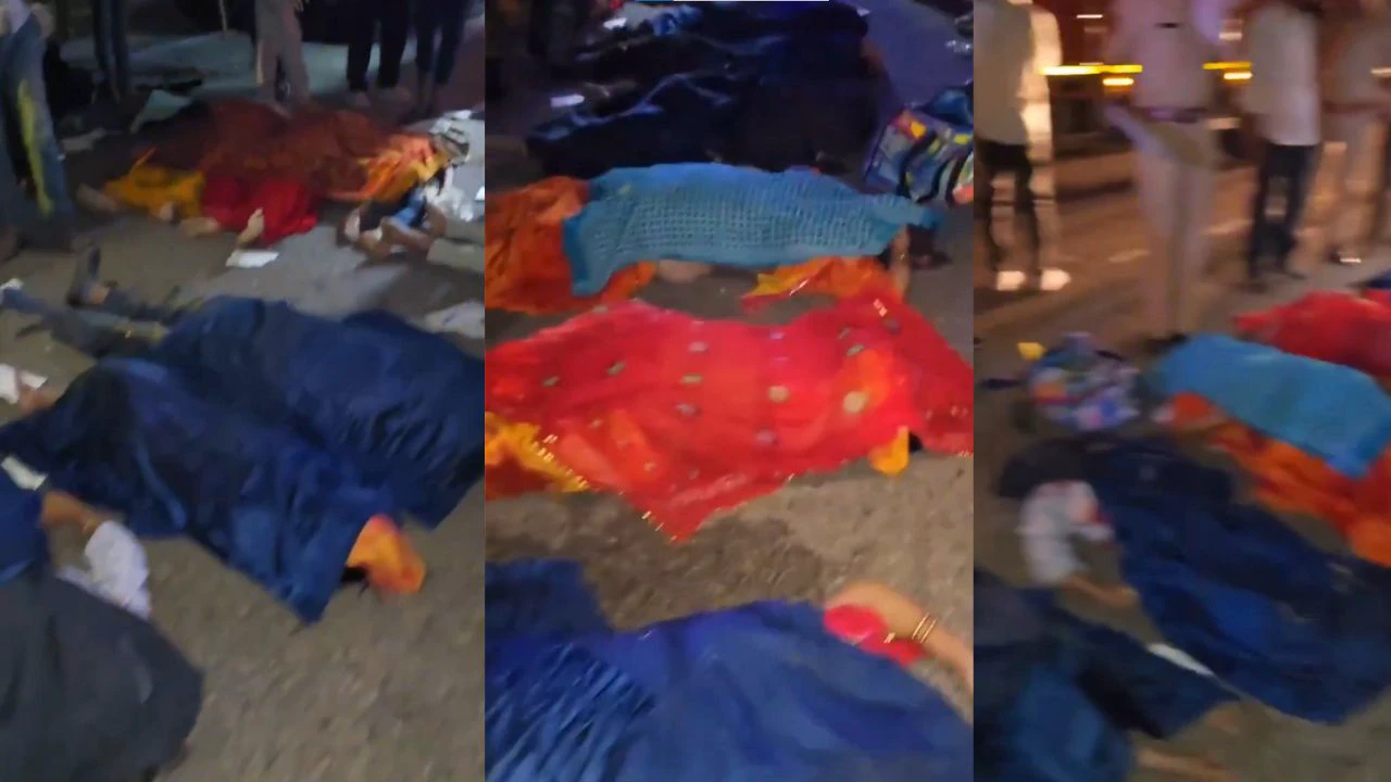 चारों तरफ बिखरी लाशें, मची चीख-पुकार.फलोदी हादसे में 18 लोगों की मौत, VIDEO देख फट जाएगा कलेजा