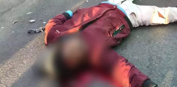 सूरजपुर में ट्रक की टक्कर से बाइक चालक की मौत