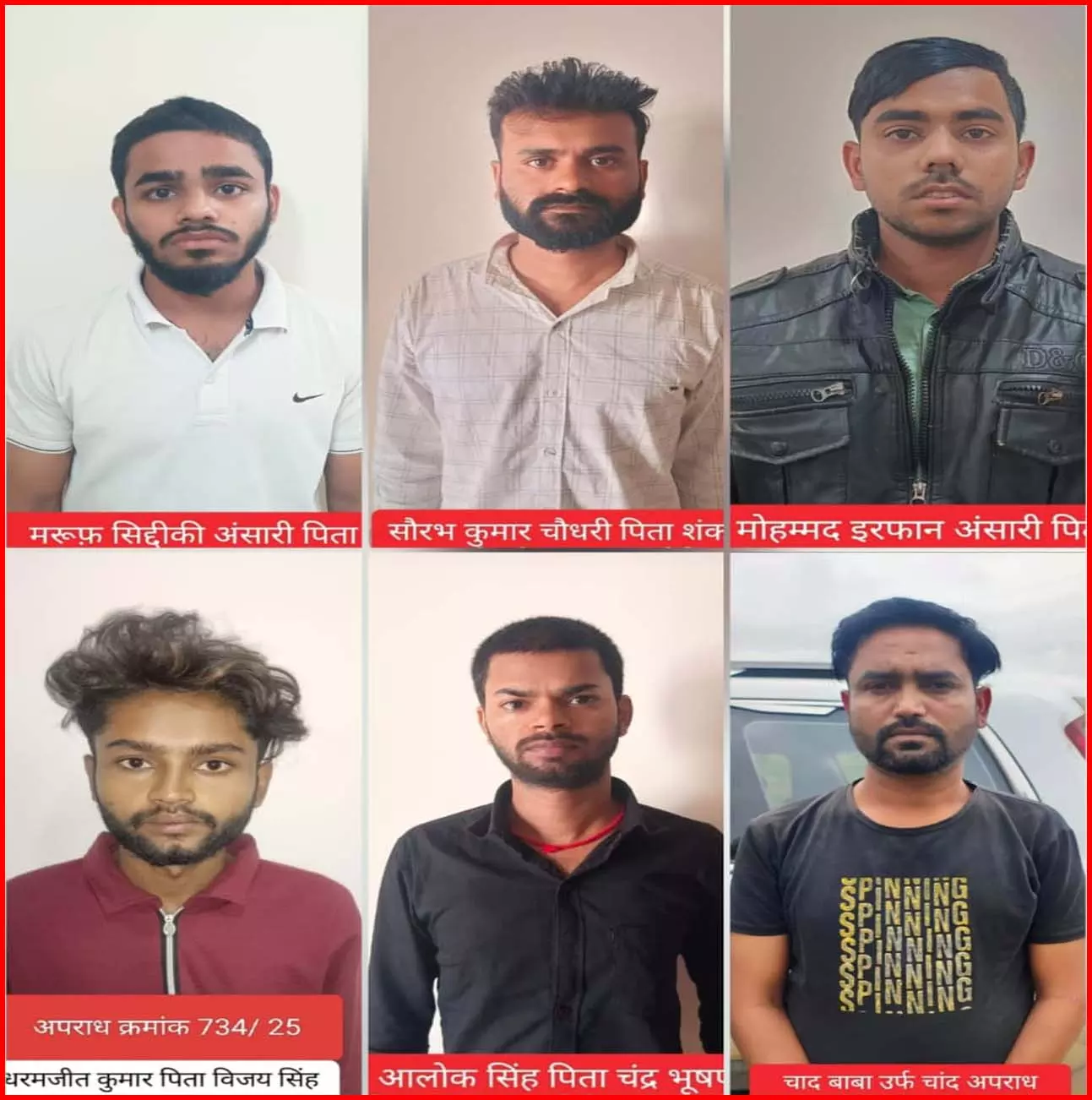 ‘ऑपरेशन साइबर शील्ड’: 5 राज्यों से 6 अंतरराज्यीय साइबर अपराधी गिरफ्तार