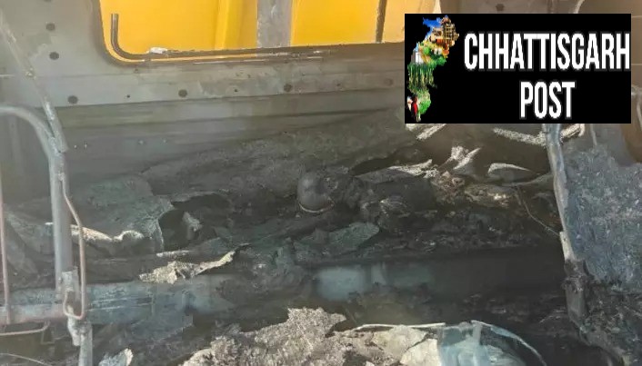 बिलासपुर में दिल दहला देने वाला हादसा: ट्रेलर में लगी आग, 3 साल का मासूम जिंदा जला