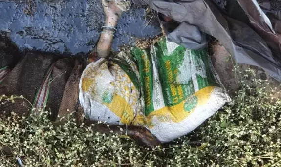 भिलाई के पास बोरे में बंद महिला की लाश मिलने से सनसनी, हत्या की आशंका