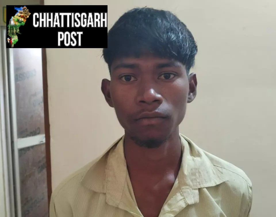 रायगढ़ में बुजुर्ग की पिटाई से मौत, आरोपी युवक गिरफ्तार
