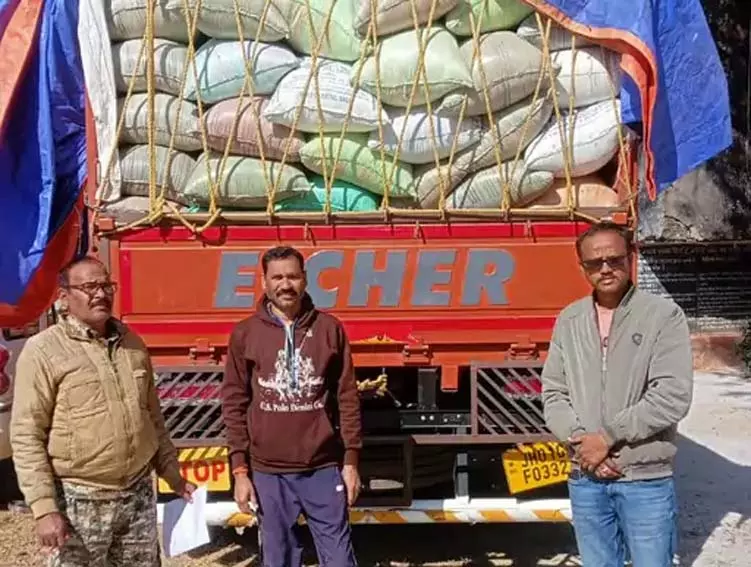 सरहदी राज्यों से अवैध धान तस्करी का भंडाफोड़! 149 क्विंटल जब्त, पुलिस की बड़ी कार्रवाई