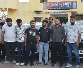 रौला दिखाना पड़ा भारी! हाईवे जाम कर मनाया बर्थडे, पुलिस ने निकाला पैदल जुलूस