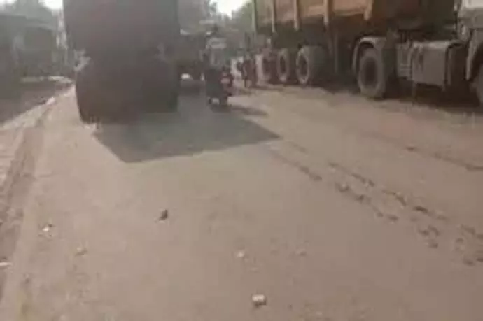 रात 2 बजे मौत की रफ्तार… ट्रेलर ने चालक को कुचला, आरोपी वाहन समेत फरार