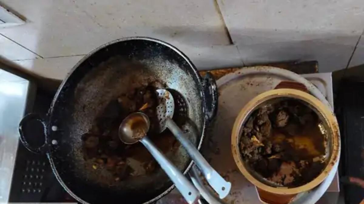 बिलासपुर में गोमांस पकाने की सूचना पर हंगामा, हिंदू संगठन पहुंचा मौके पर, पति-पत्नी पुलिस हिरासत में