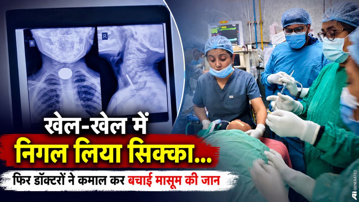 खेल-खेल में निगल लिया सिक्का, गले में फंसते ही बिगड़ी मासूम की हालत… सिम्स के डॉक्टरों ने ऐसे बचाई जान