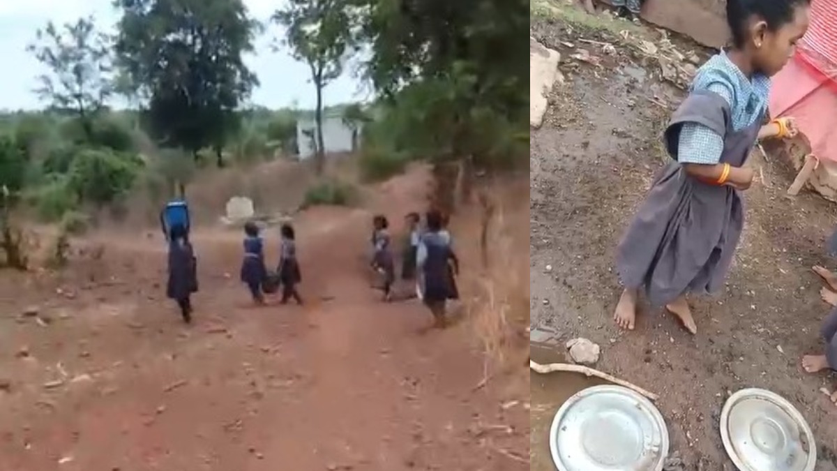 स्कूल में बच्चों से बर्तन धुलवाए, पानी भी भरवाया! VIDEO वायरल होते ही मचा हड़कंप, DEO ने दिए जांच और कार्रवाई के निर्देश